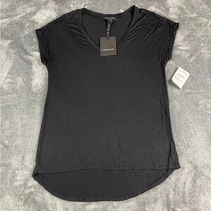 NWT Trouvé black tee size XS 100% modal soft